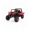 Voiture électrique 2 places 24V Buggy RSX Rouge