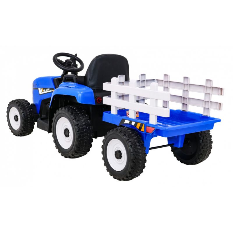 Jouet Tracteur avec remorque - GUIZMAX - 30 cm - Enfant Fille - Métal et  plastique - Multicolore