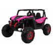 Buggy électrique enfant 2 places 24V Buggy UTV-MX Rose - Pack Luxe