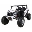 Buggy tout terrain pour enfant électrique 2 places 24V Buggy UTV-MX II Blanche - Pack Luxe