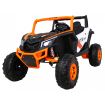 Buggy enfant électrique 2 places 24V Buggy UTV-MX II Blanche et Orange - Pack Luxe