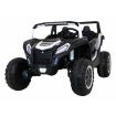 Buggy électrique 2 places 24V Buggy ATV Strong Blanc - Pack Luxe